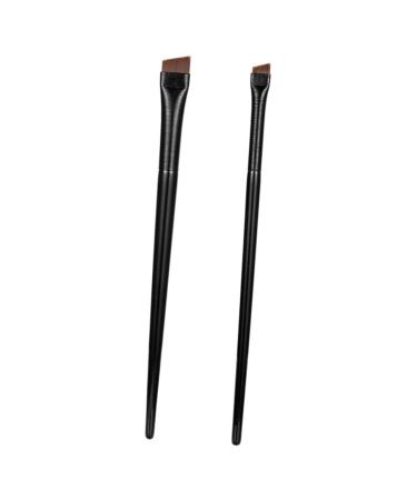 Mikinona 3 Sets Eyeliner Brush Makeup Brush Ultra Fine Eyeliner Brush Cosmetic Brush Angled Precision Eyeliner Eye Makeup Tool Beauty Cosmetic Tool Angled Eyeliner Brush Makeup Supplies