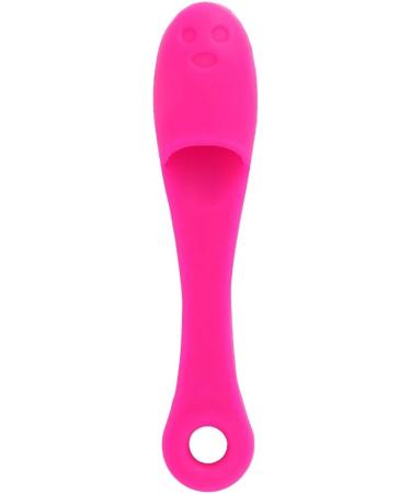 Silicone Face Cleansing Brush - Blackhead Removal & Pore Cleaner | Dark Rose Red Massage Tool - Buy Online on SooperMarket.com