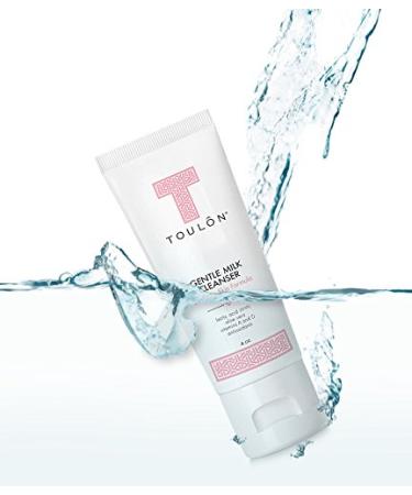 TOULON Gentle Milk Cleanser - Best Face Wash for Dry & Sensitive Skin | AHA Lactic Acid & Aloe Vera for Ultimate Hydration - Buy Online on SooperMarket.com