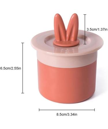 Dajidafu Face Cleaning Bubble Foamer Device DIY Press Whip Squeeze Foaming Cup Washable Portable Bathroom Foam Maker Bottle Orange and Pink - Buy Online on SooperMarket.com