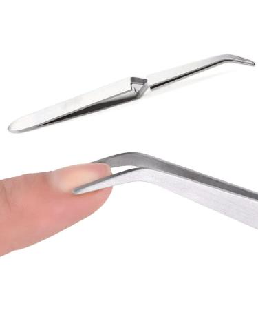 Nail Shaping Tweezers Stainless Steel Nail Tweezers Nail Pinching Tool Tips Nail Tweezers for Nail Art Design - Buy Online on SooperMarket.com