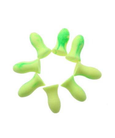 Healifty 4 Pairs Hearing Plugs Working Protector Travel Gradient Sleeping Highest Shooting for Soft Ear Green Cool Reduction Woodworking Foam Snoring High Noise Visibility Color Earplugs As Shown 1 Count (Pack of 1)