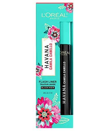 L'Or al Paris Camila Cabello Flash Liner 01 Black - Precise Felt Tip Eyeliner 2.5 ml | International Shipping Available - Buy Online on SooperMarket.com