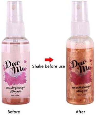 AQUAPURITY - PHOERA Dew Me Rose Water Priming and Setting Mist Spray Moisturizing & Hydrating Botanicals Make up Highlighter Effect Pore Minimizer Face Toner Cruelty Free (102 Celestial) - Buy Online on SooperMarket.com