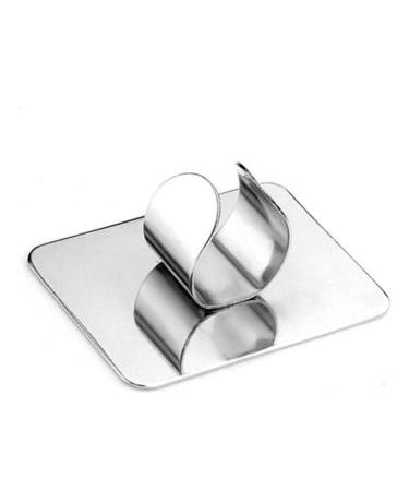 Tumnea nail mixed palette nail make-up palette stainless steel ring small space tool manicure finger eyes shadow color mixing palett from foundation nail polish colors