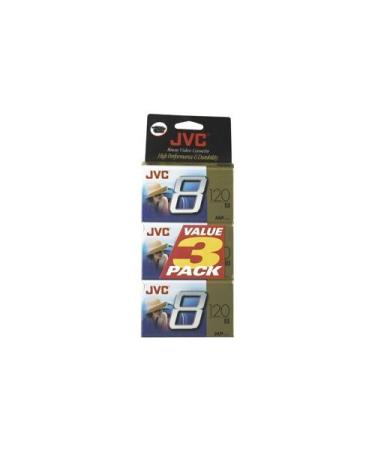Jvc P6120Jdu3 8Mm Video Tape (3-Pk)