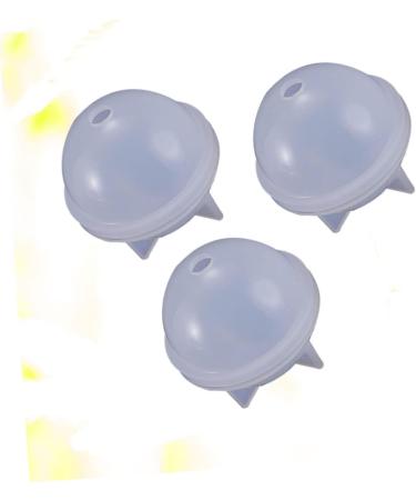 STOBOK 2pcs Silicone Molds for Resin Casting Ice Mold Mini Round Mold Coaster Molds Lamp Shades Silicone Jewelry Mold Epoxy Sphere Mold Resin Casting Molds Resin Mold Manual Ball White 4CM - Buy Online on SooperMarket.com