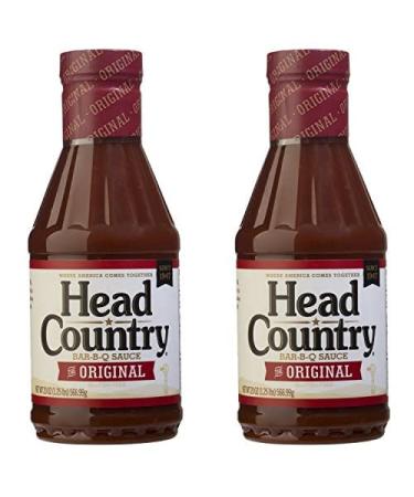 Head Country Bar-B-Q Sauce, Original Flavor, 20 oz (Pack of 2)