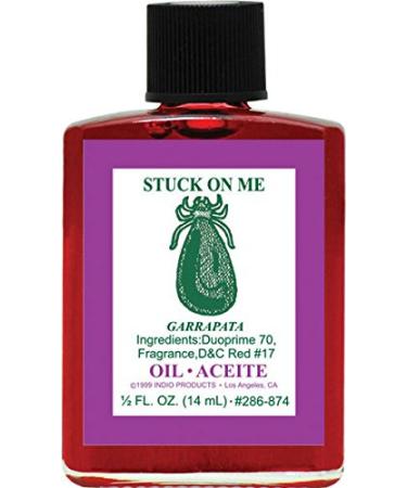 (1Pack) Indio Products Spiritual Anointing Oil- Stuck ON ME 1/2 oz