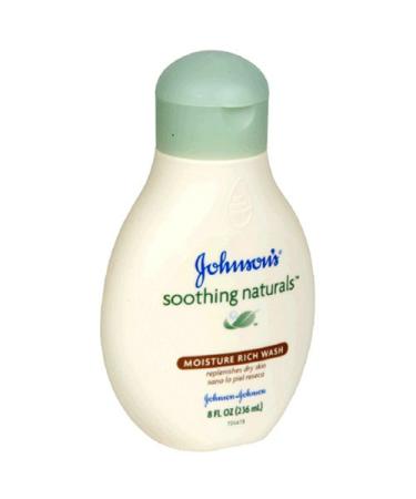 Johnson's Soothing Naturals Moisture Rich Wash 8 fl oz (236 ml)