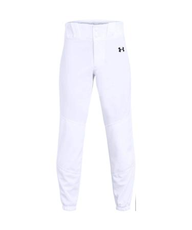Under Armour Boys' Utility Relaxed Pants White (100)/Black Large