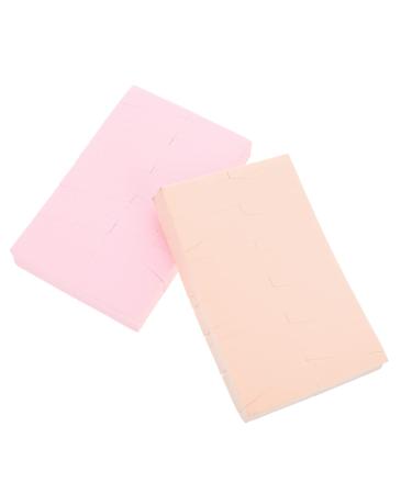 Healeved 2 Sets Triangle Puff Facial Body Puff Foundation Makeup Puff Cellulose Facial Cosmetic Sponge Makeup Face Puff Wedge Shape Foundation Cream Hydrophilic Polyurethane
