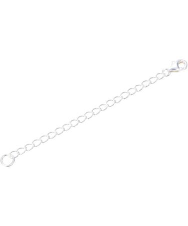 Adabele 925 Sterling Silver 2 Chain Extender | Removable Adjustable Extension for Necklace Anklet Bracelet - SS303-2 - Buy Online on SooperMarket.com