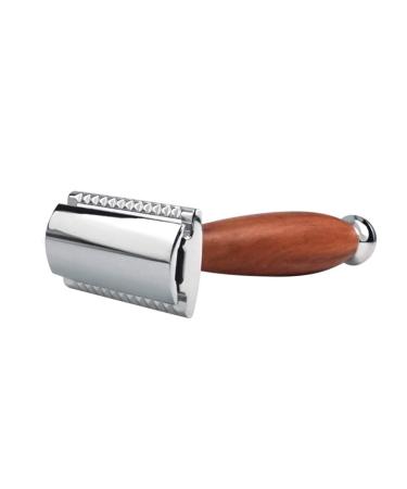 Classic Men's Safety Razor - Vintage Style Double Edge Aluminum Alloy in Dark Brown | International Shipping Available - Buy Online on SooperMarket.com