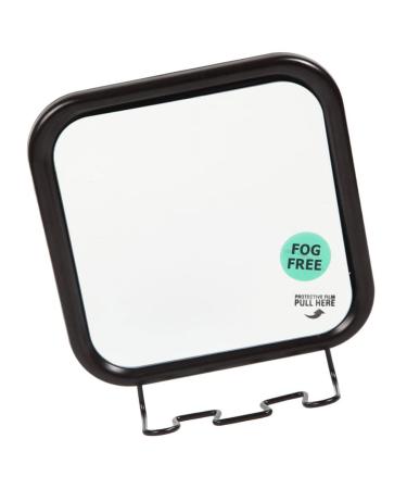 Beavorty Fogless Shower Mirror Suction Cup Makeup Mirror Largest Bathroom Wall Hanging Portable Handheld Camping