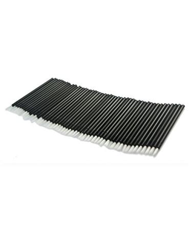 100 Pcs Disposable Makeup Lip Brushes - Soft Lipstick & Lip Gloss Applicators | Black Cosmetic Wands for Perfect Lips - Buy Online on SooperMarket.com