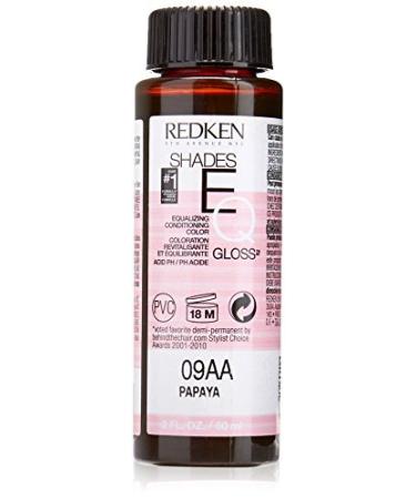 Redken Shades EQ 09AA Papaya Color Gloss for Women 2 Ounce by REDKEN