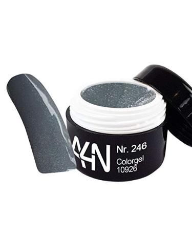 UV and LED gel color gel gray glitter 5ml no. 246 for painting French or full cover suitable color gel.