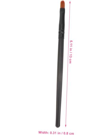 Angoily 20 Pcs Nose Shadow Brush Mix Miss Wooden Handle Brush 13x0.8cmx2pcs Blackx2pcs - Buy Online on SooperMarket.com