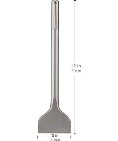 Firecore FS18626 3-in Wide SDS Max Scaling Chisel | Compatible with SDS Max Hammers | 3 X 12 Straight Blade - Buy Online on SooperMarket.com