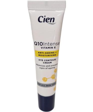 Cien Q10 Intense Vitamin E Anti-Ageing Moisturising Eye Contour Cream 15ml Reduce Wrinkles and Revitalize Your Eyes - Buy Online on SooperMarket.com
