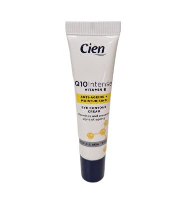 Cien Q10 Intense Vitamin E Anti-Ageing Moisturising Eye Contour Cream 15ml Reduce Wrinkles and Revitalize Your Eyes