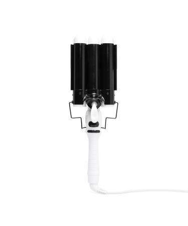 BondiBoost Wave Wand Hair Curling Iron Wand 32 mm - 1.25 Inch Ceramic Tourmaline Triple Extra-Large Barrels - Long-Lasting Natural Looking Waves - Instant Heat-Up for Fast Styling 32mm