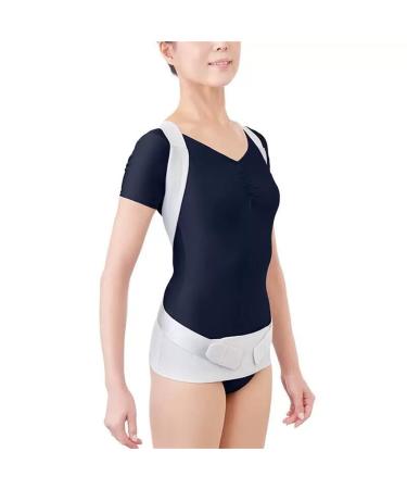 DFHBFG Shoulder and Back Correction Belt with Anti-Hunchback Correction Artifact Back Correction Device Braces(Size:Large) Large D