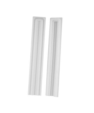 Ciieeo 1pc Sandwich Tube Mold Candle Tube Tuile Molds Silicone Mousse Cake para Snowflake Cake Mold Silicone Maple DIY Baking Mold Candle Making Soap White Chocolate Silica Gel 32X5.5CM