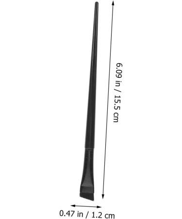BELLIFFY 12pcs Eyeliner Brush Eye Shadow Brush Flat Liner Brush Eyeliner Makeup Tool Concealer Brush 15.5x1.2x0.6cm Black - Buy Online on SooperMarket.com
