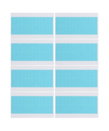 FOMIYES 8 Sheets Seamless Hair Extensions Women Hair Tape Nail Display Stand Tape in Hair Extensions Adhesive Wig Tape Waterproof Adhesive Tape Women's Blue Glue Pu Lace