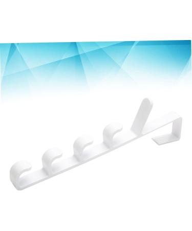 Hemoton 4 pcs Coat Over Hanger Holders Door Plastic Multifunctional Hanging Towel Portable White Hooks Hat 2pcsx2pcs Whitex2pcs - Buy Online on SooperMarket.com
