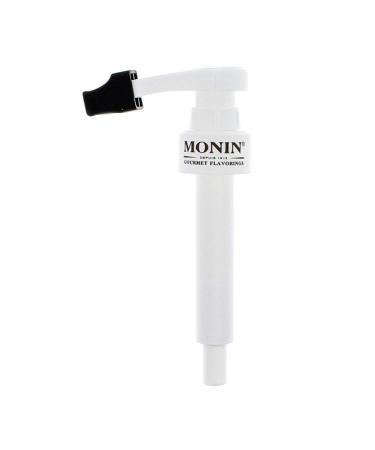 Monin - Syrup Pump, Only Compatible with 750 Milliliters Glass Bottles of Monin Syrup, Tip Cover Included, Approximately  Fluid Ounce Per Pump
