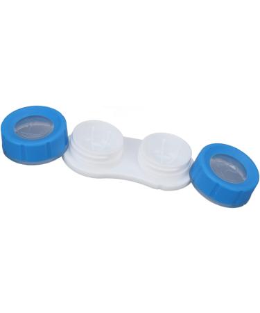 Contact Lens Case Kit Dustproof Waterproof Cute Little Duck Portable Plastic Material Contact Lens Box with Wearing Stick for Travel for Woman Blue - Buy Online on SooperMarket.com