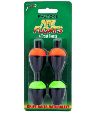 Pautzke Bait PFFLOATS4PK: Fire Float (4 Pieces)