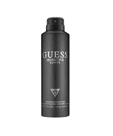 GUESS Seductive Homme Deodorizing Body Spray for Men, Oriental, 6 Fl Oz Deodorizing Body Spray 6 Ounce (Pack of 1)