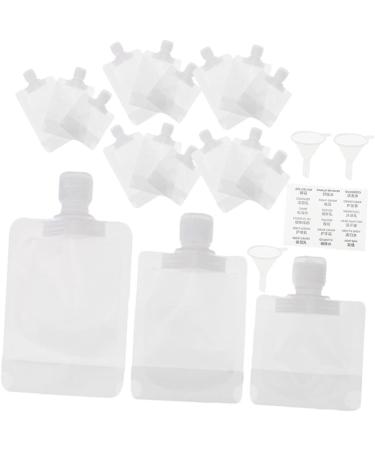 FOMIYES 3 Sets Flap Lotion Bag Travel Cosmetic Bag Shampoo Travel Bag Vertical Spray Pocket Liquid Travel Containers Squeezable Bags Travel Liquid Pouch Frosted Wash Bag or Clamshell - Buy Online on SooperMarket.com