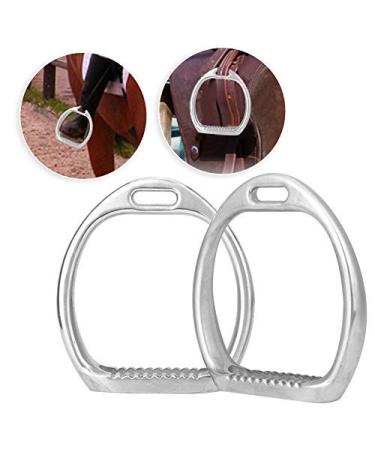 Children Premium Stirrups for Saddle Lightweight Safety Horse Saddle English Riding Flex Fillis Hand-polished Iron Horse Stirrup