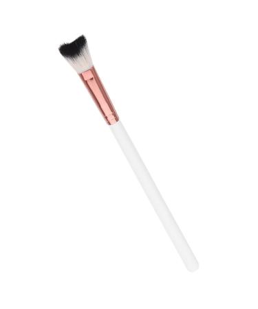 PLAFOPE Fish Tail Brush Blush Brush Highlighter Powder Makeup Brush Loose Powder Brush Contour Brush White 18.50X1.00X1.00CM White