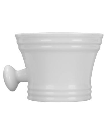 Razor Cup for Shaving Foam & Soap - Portable Plastic Shaving Bowl with Handle for Men | Great Capacity for Home & Travel - Buy Online on SooperMarket.com