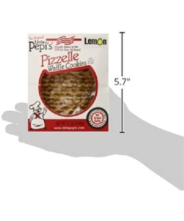 Pepi's Pizzelles Lemon - 7 Ounce (Pack of 1) - Natural & Artificial Flavors - Buy Online on SooperMarket.com