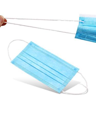 25 Pack MBONLINE Earloop Disposable 4-Layer Masks - Blue Color for Salon, Spa, Clinic - Universal Size for Men and Women - Buy Online on SooperMarket.com