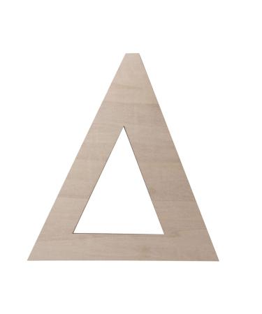 Focal20 Wooden Greek Letters  Unfinished 11 Inch Alphabet for DIY Crafts  Wood Letters Wooden Alphabets Letter Craft Pieces for DIY Display Decor ( ) 12 Inch