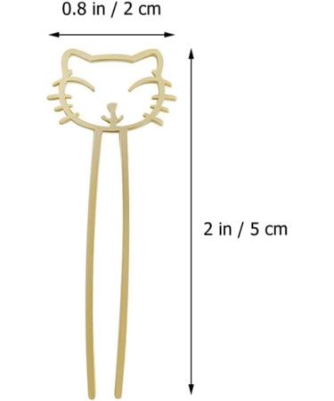 minkissy Cute Cute Hairpin Cat Hair Clips Cat Hair Pin Women Hair Accessories Retro Hairpin Girl Hair Accessories Cute Hair Clips for Women Hair Bun Hair Fork Lazy Wind Miss Alloy - Buy Online on SooperMarket.com