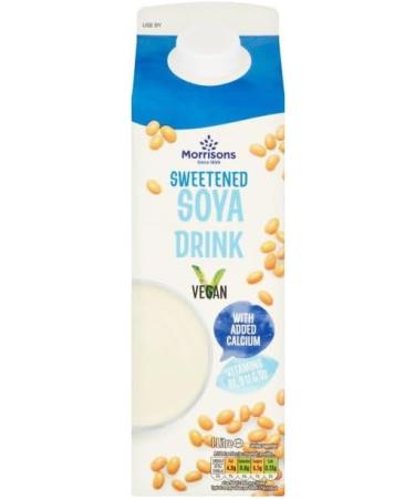 Morrisons Sweetened Soya Drink 1 Litre - Buy Online on SooperMarket.com