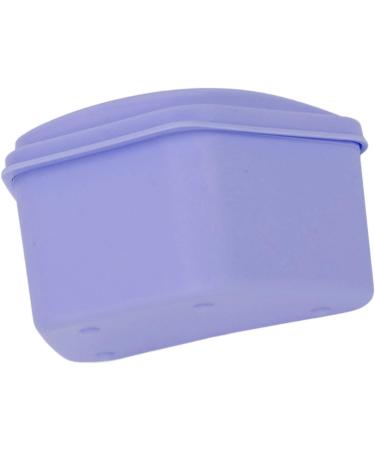 Face Mask Container - Exquisite Trapezoid Lock Design Case for Travel - Purple - Ideal for International Shipping - Buy Online on SooperMarket.com