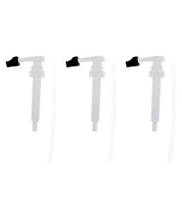 Monin - Syrup Pump, Only Compatible with 1 Liter Plastic Bottles of Monin Syrup, Tip Cover Included, Approximately  fl oz Per Pump (3-Pack)