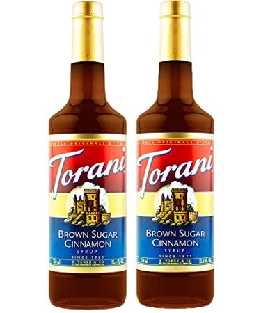 Torani Brown Sugar Cinnamon Flavour Syrup 750ml bottle 2 Pack Cinnamon 750 ml (Pack of 2)
