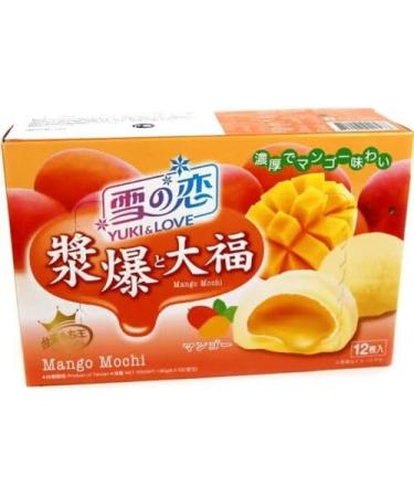 Japanese Style Mochi Daifuku Sweet Rice Cake Desserts (Strawberry Grape & Mango) by Yuki & Love - Buy Online on SooperMarket.com