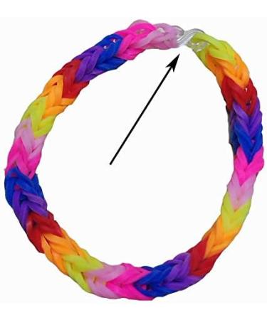 Tegg Loom Band Clips - 200 PCS Clear Plastic S Clips for DIY Bracelet Making - Buy Online on SooperMarket.com